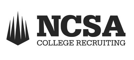 NCSA College Recruiting logo with a stylized mountain and text on a white background