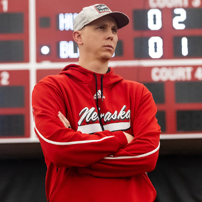 Peter Kobelt, University of Nebraska men's tennis coach and proponent of UTR Rating, especially for college tennis